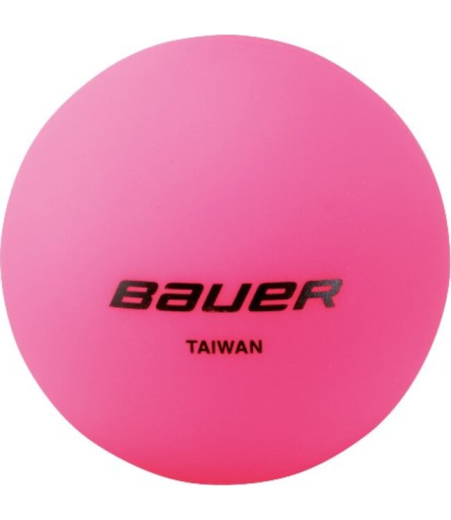BAUER Hockey Ball pink - cool - 4er Pack