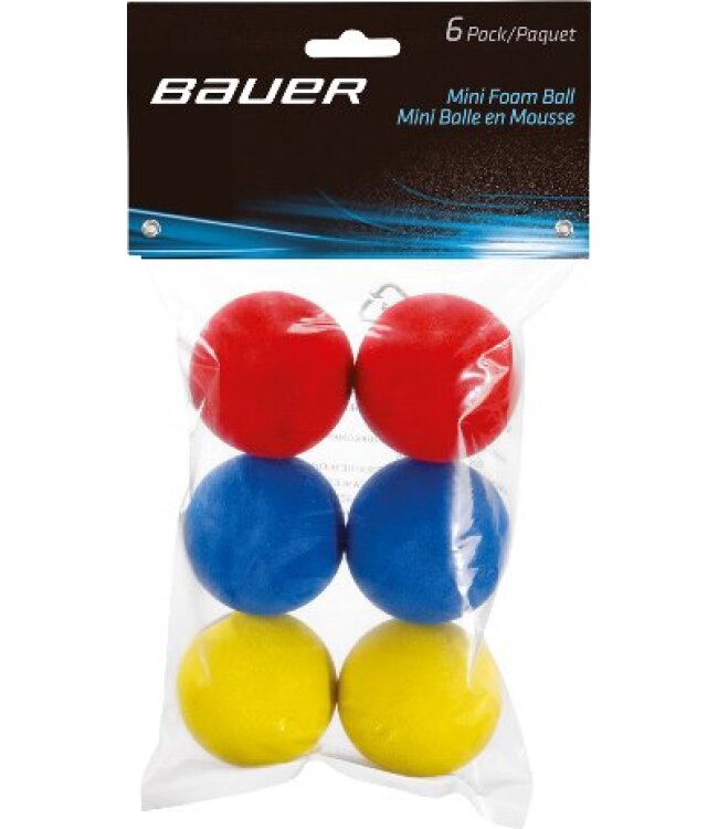 BAUER Mini Schaum Ball - 6er Pack