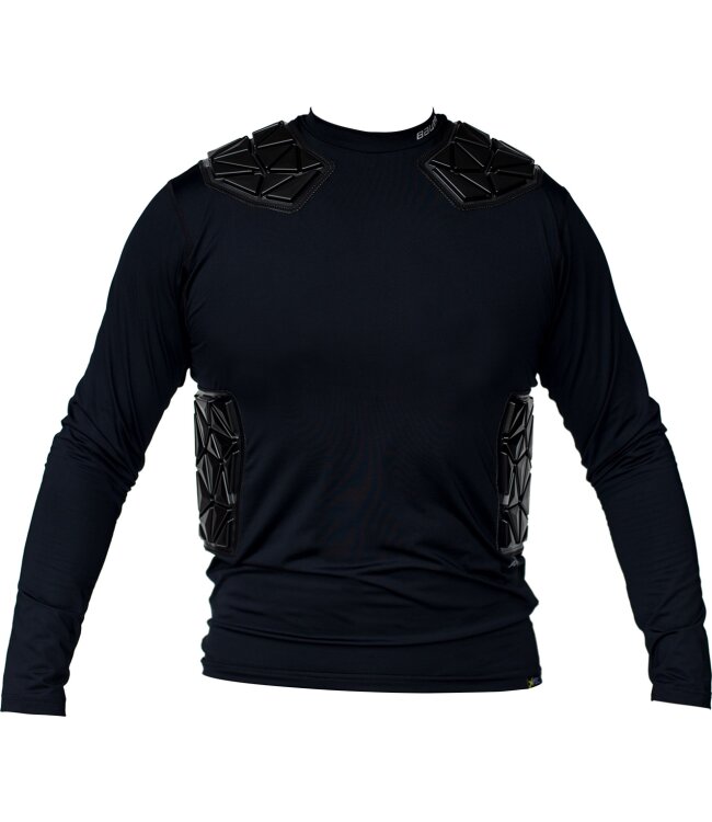 BAUER Elite Padded Torwart LS Top - Yth. - schwarz