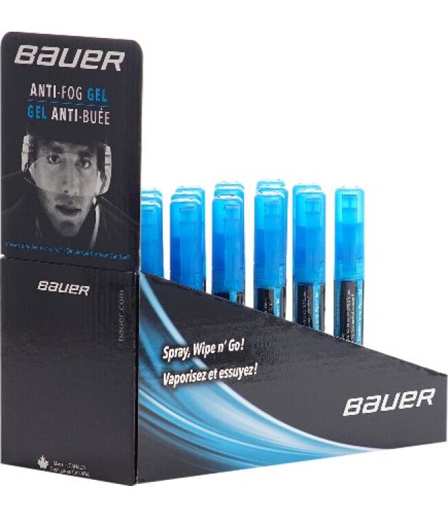 BAUER Fog Free Gel (18Stk) und Display