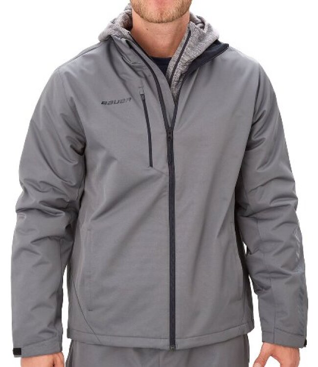 BAUER Midweight Jacke Supreme - grau - Sr.