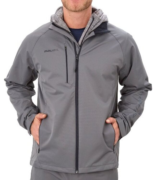 BAUER Lightweight Jacke Supreme - grau - Sr.