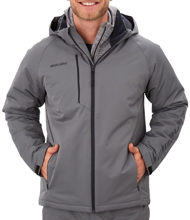 BAUER Heavyweight Jacke Supreme - grau - Yth.