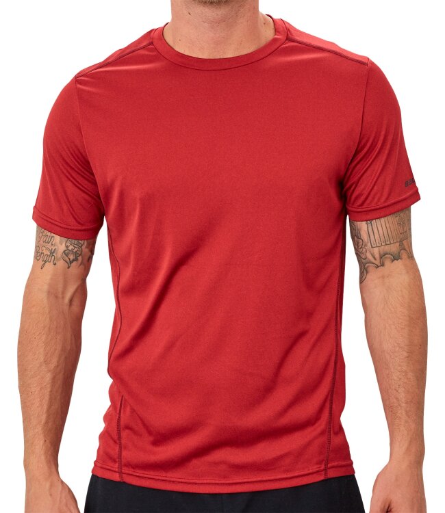 BAUER Team Tech Tee Vapor - rot - Yth.