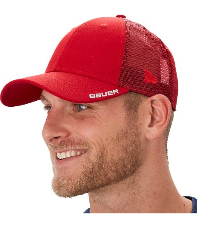 BAUER/NEW ERA® 9Forty® Adj. Cap Team - rot - Yth.