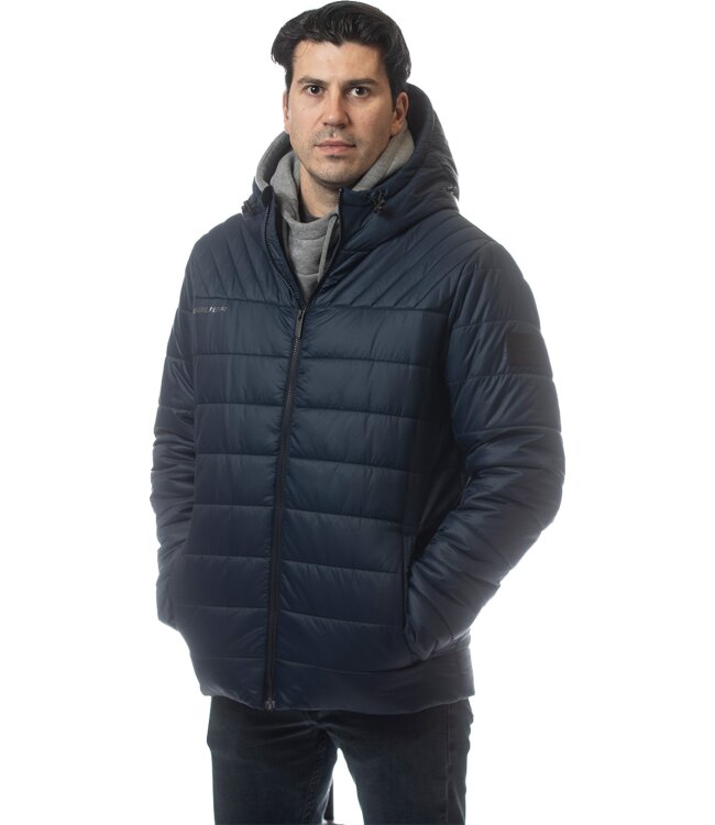 BAUER Jacke Hooded Puffer Supreme - marine - Sr.