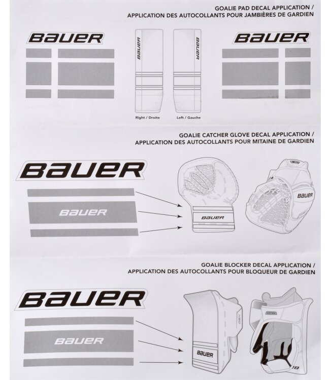 BAUER GSX Graphic Set