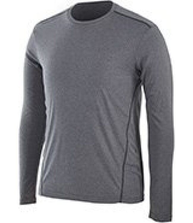 BAUER Team LS Tech Tee Vapor - grau - Sr.