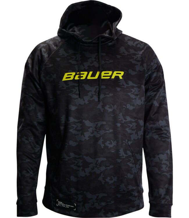 BAUER Tech Hoodie Camo - schwarz - Yth.