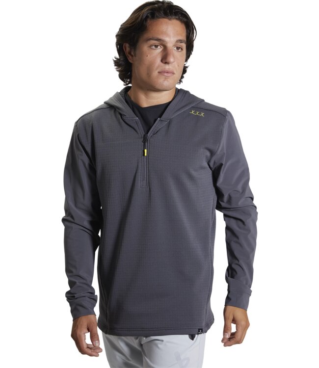 BAUER 1/4 Zip Hoodie - iron - Sr