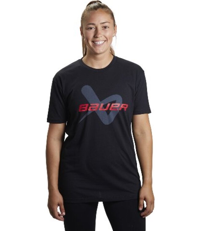 BAUER SS Tee Core Lockup - schwarz - Sr