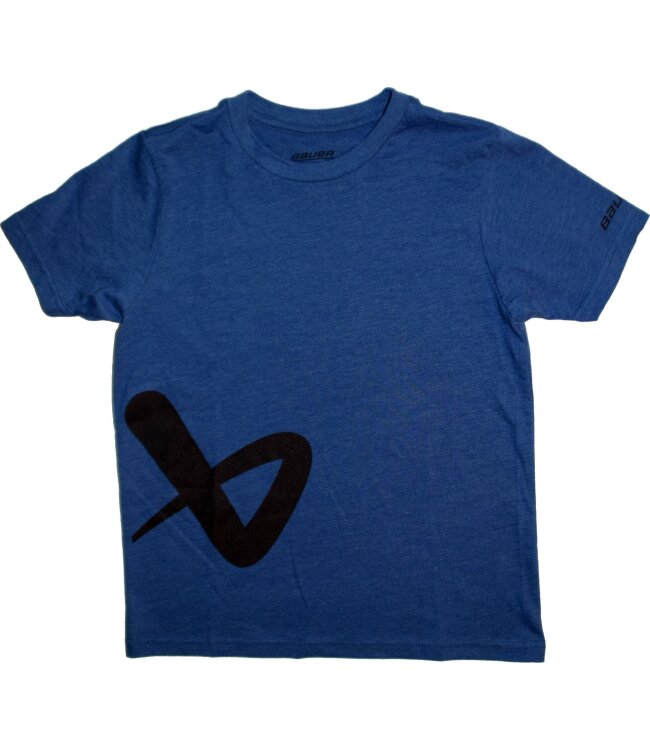 BAUER SS Tee Side Icon - blau - Sr