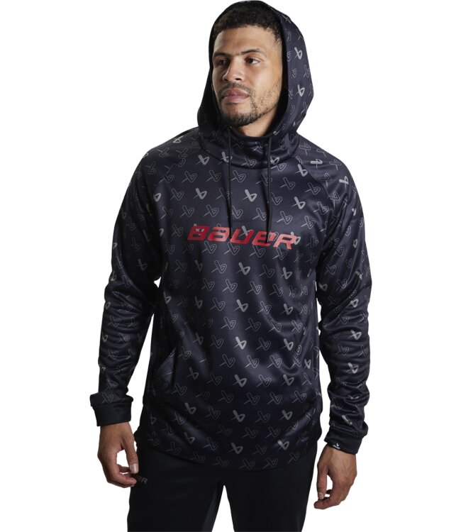 BAUER Hoodie Icon Repeat - schwarz - Sr