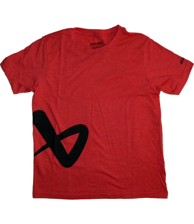 BAUER SS Tee Side Icon - rot - Yth