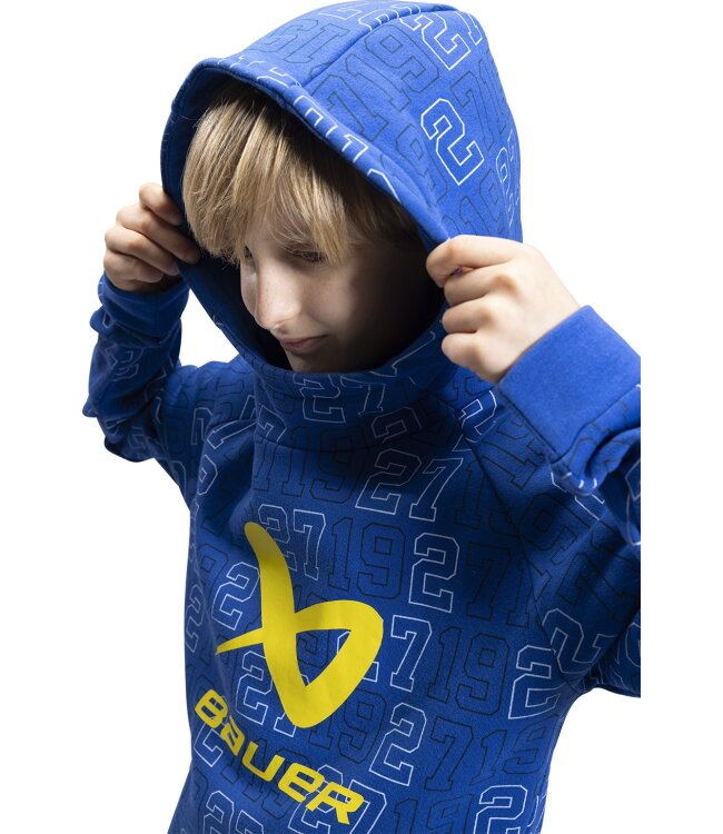 BAUER Hoodie 1927 - blau - Yth.