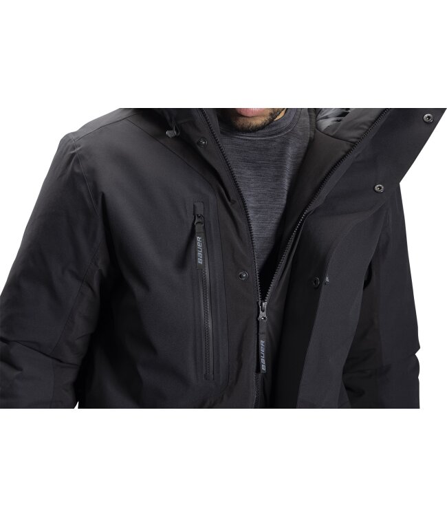 BAUER SAIL RACING Men's Parka - schwarz - Sr.