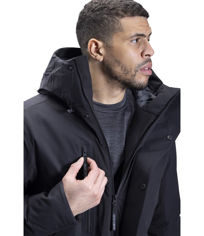 BAUER SAIL RACING Men's Parka - schwarz - Sr.