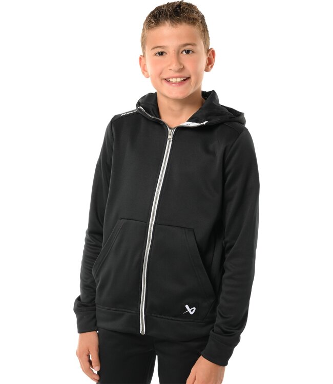 BAUER Fleece Zip Hoodie Team - schwarz - Yth.
