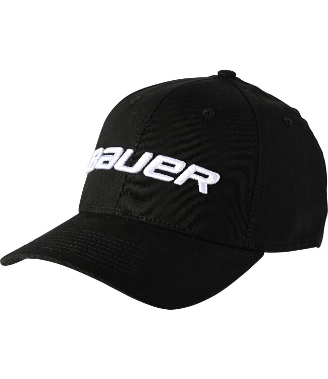 BAUER Core Fitted Cap - schwarz - Sr