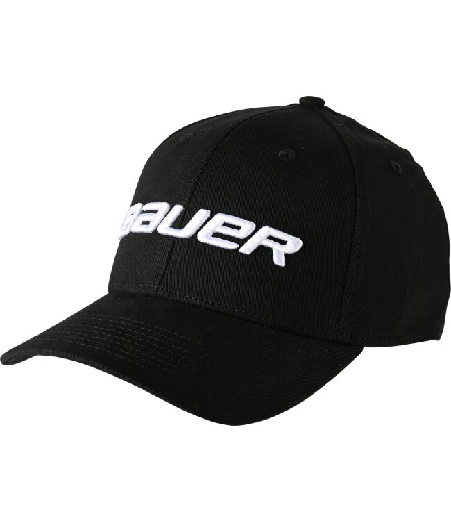 BAUER Core Fitted Cap - schwarz - Yth