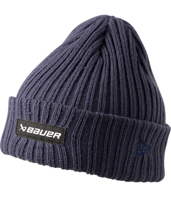 BAUER/NEW ERA® Ribbed Mütze - blau - Sr.