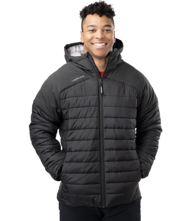 BAUER Team Puffer Jacke - schwarz - Yth.