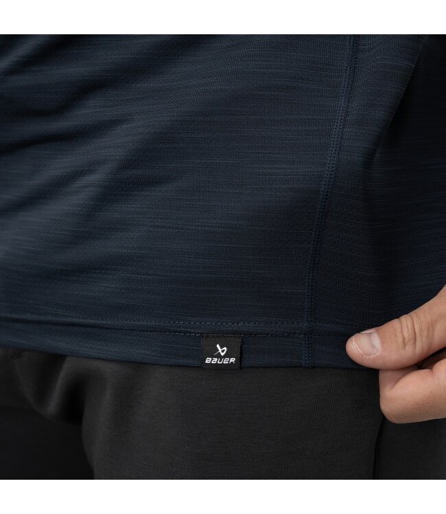 BAUER FLC LS Tech Tee - carbon - Sr.