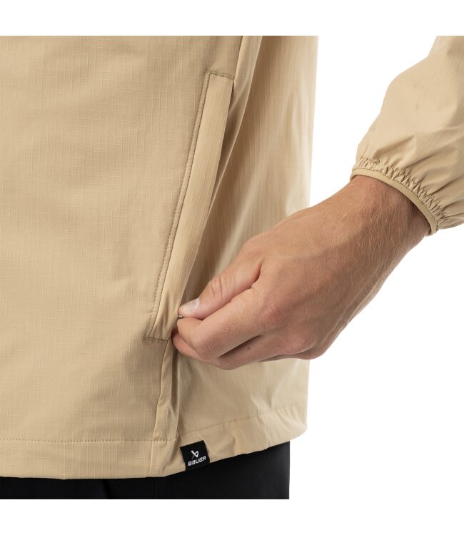 BAUER FLC Ripstop Running Shell - beige - Sr.