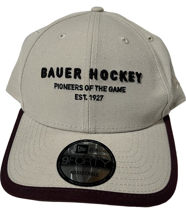 BAUER/NEW ERA® 9FORTY® Twill Hat - beige - Sr.