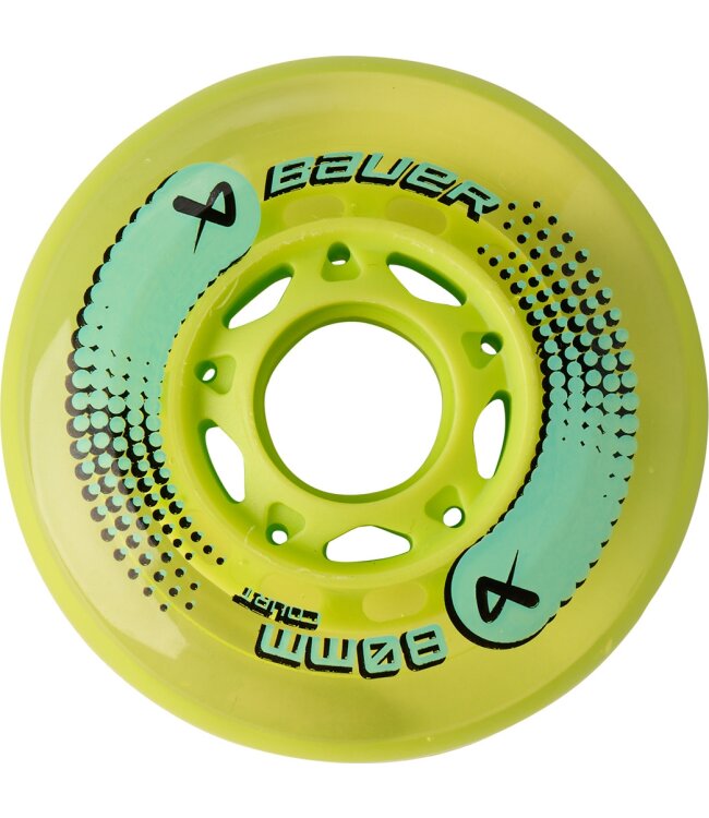 BAUER Inlinehockey Rolle Court - 59 mm/76A - 4er-Set