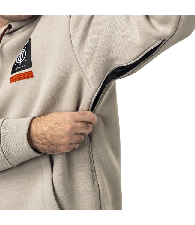 BAUER Lined Fleece Hoodie - grau - Sr.