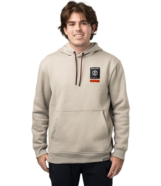 BAUER Lined Fleece Hoodie - grau - Sr.