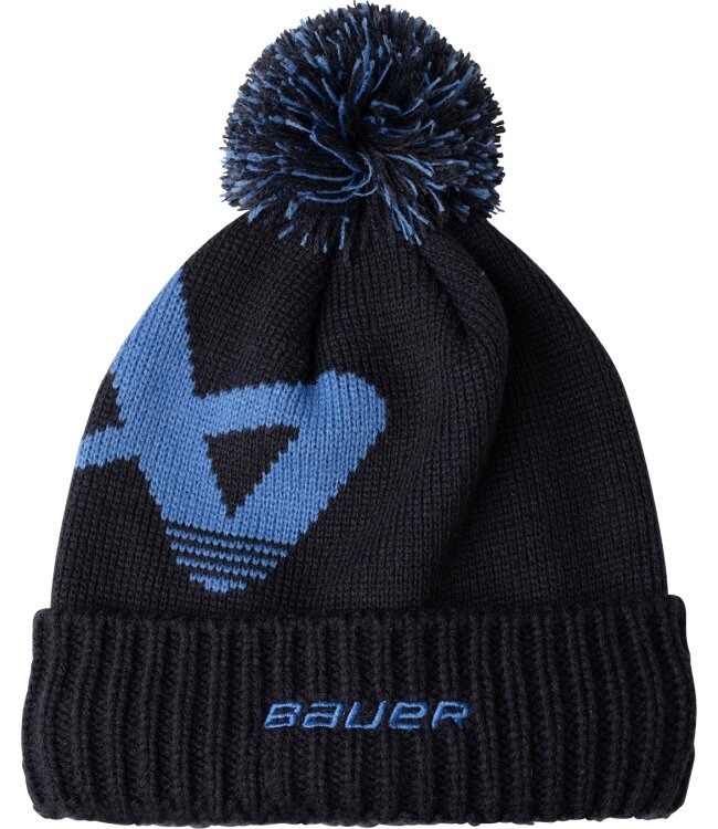 BAUER Knit Pom Intarsia - marine/blau - Sr.
