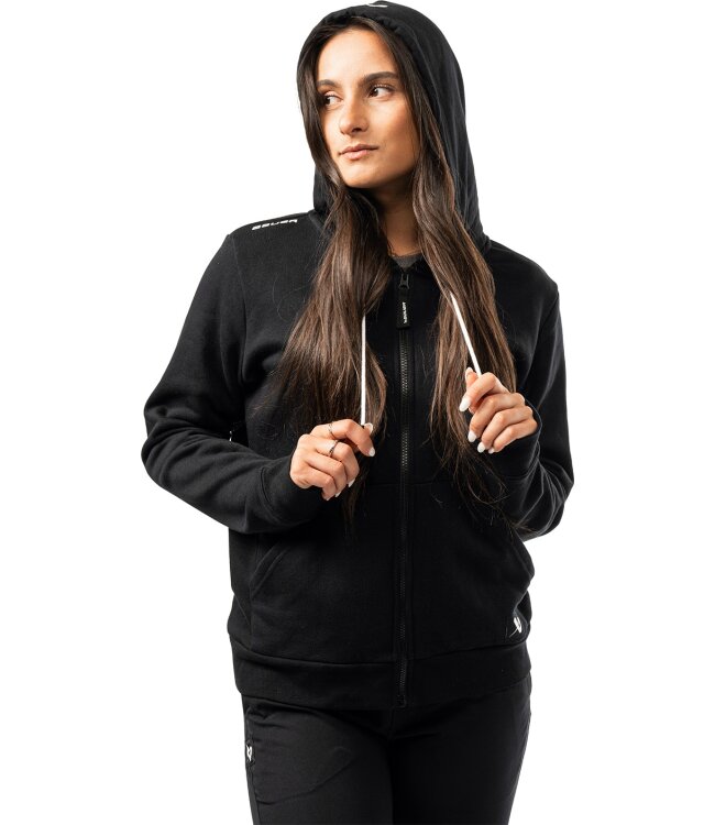 BAUER Damen Team Full Zip - schwarz - Sr.