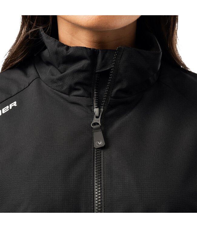BAUER Damen Team Lightweight Jacke - schwarz - Sr.