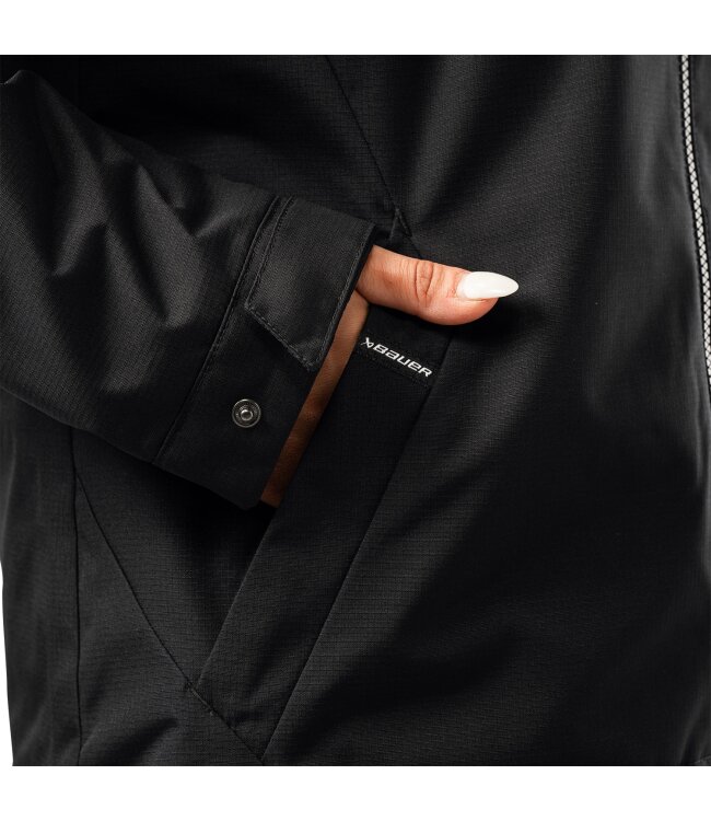 BAUER Damen Team Lightweight Jacke - schwarz - Sr.