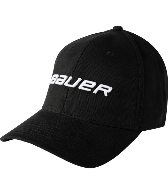 BAUER Core Stretch Cap - schwarz - Sr.