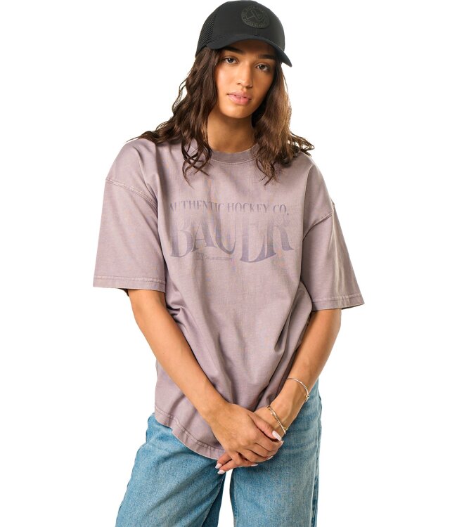 BAUER Acid Wash Retro Tee - lilac - Sr.