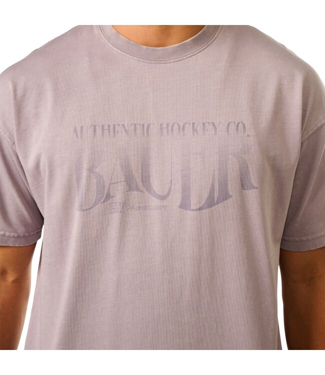 BAUER Acid Wash Retro Tee - lilac - Sr.