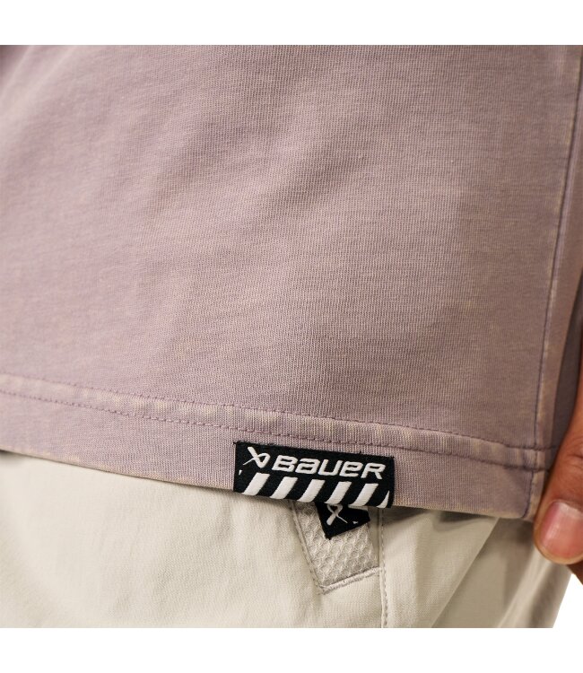 BAUER Acid Wash Retro Tee - lilac - Sr.