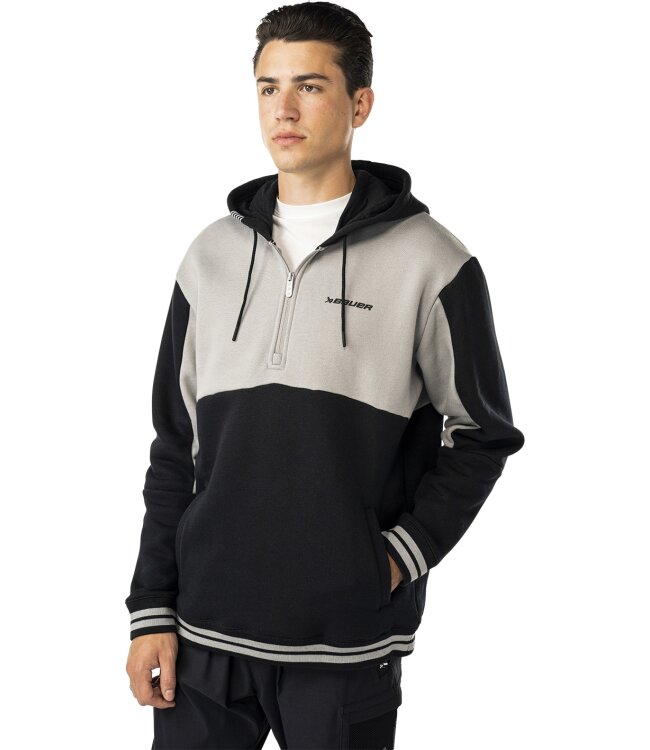 BAUER Novelty Hoodie - schwarz/grau - Sr.