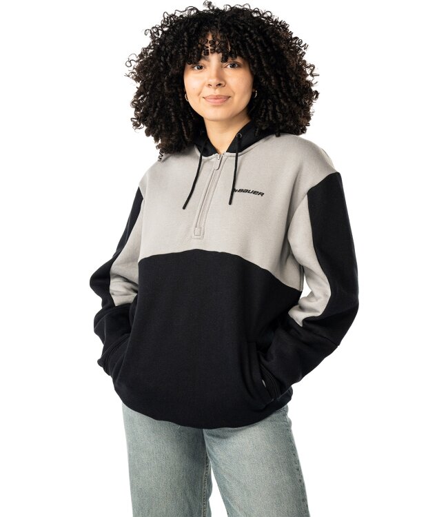 BAUER Novelty Hoodie - schwarz/grau - Sr.