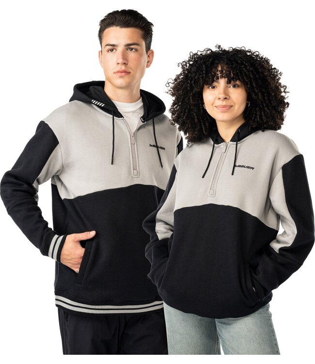 BAUER Novelty Hoodie - schwarz/grau - Sr.