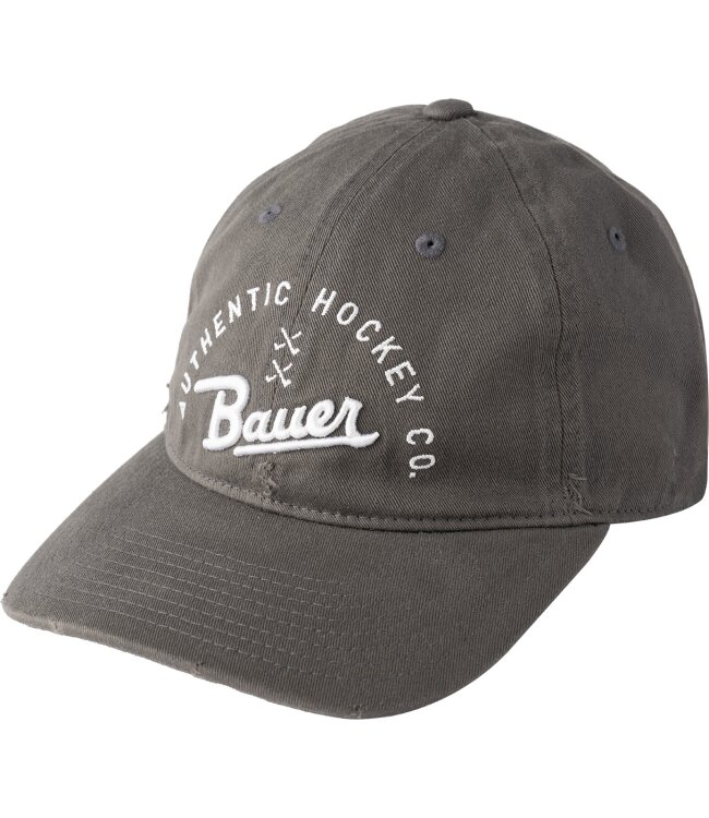 BAUER Distressed cap - stone grey - Sr.