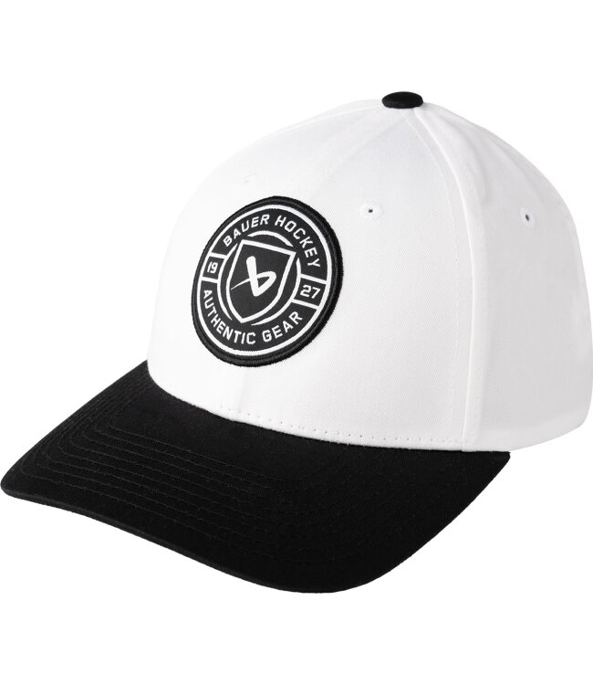 BAUER B&W Patch Cap - schwarz/weiß - Sr.