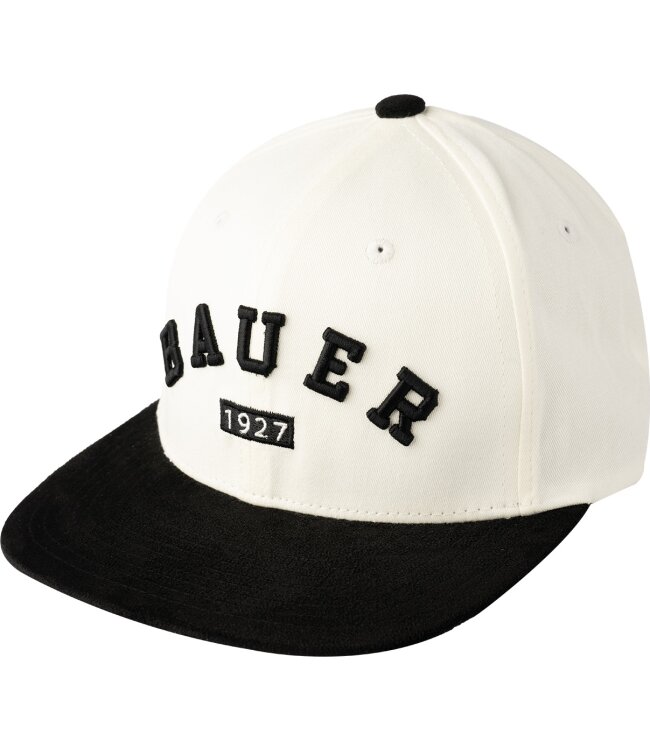BAUER Suede Snapback Cap - egret - Sr.