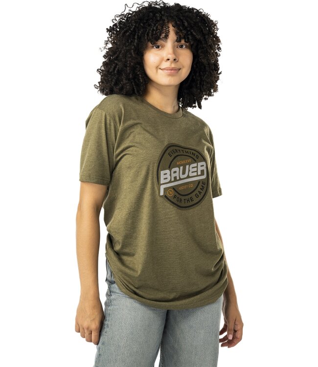 BAUER SS Graphic Tee - grün - Sr.