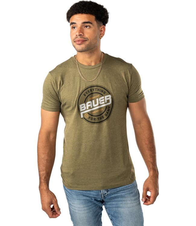 BAUER SS Graphic Tee - grün - Sr.