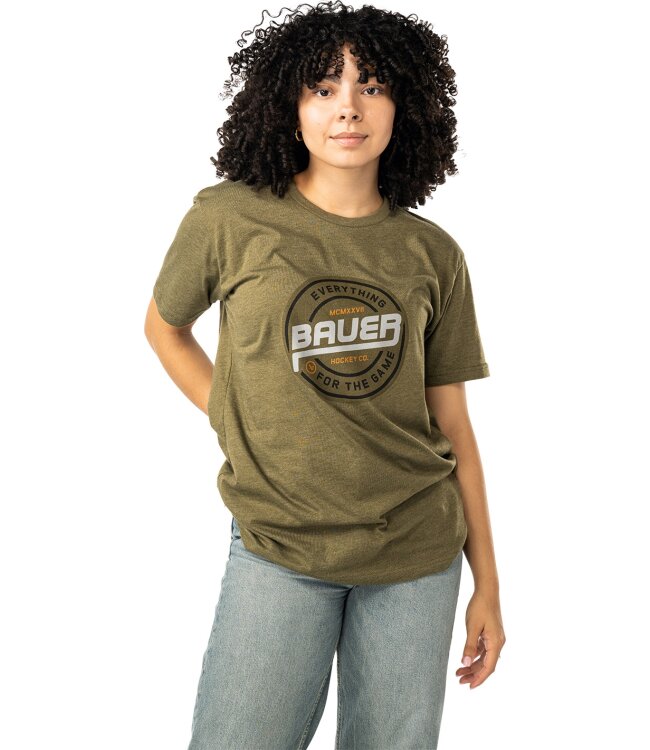 BAUER SS Graphic Tee - grün - Sr.