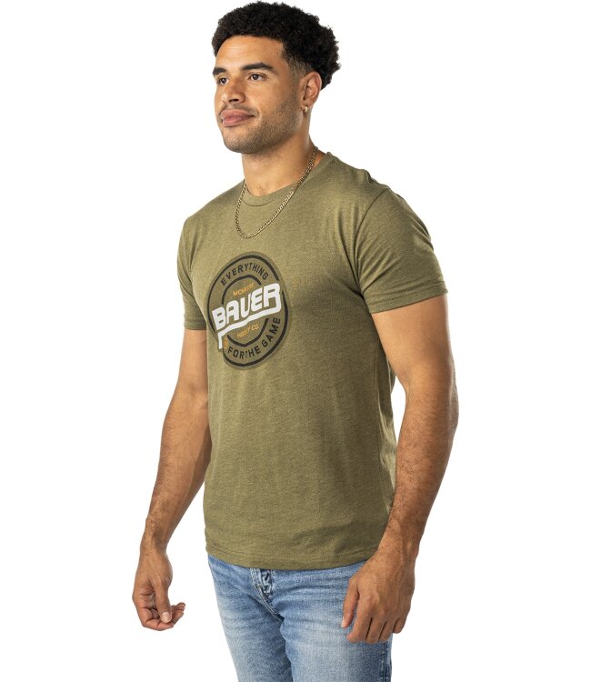 BAUER SS Graphic Tee - grün - Sr.